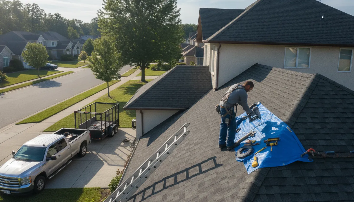 Trusted Storm Damage Roof Repair for New Harmony Homes & Businesses